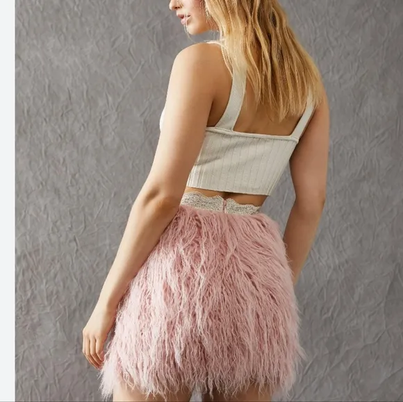 Free People Party Time Mini Skirt New