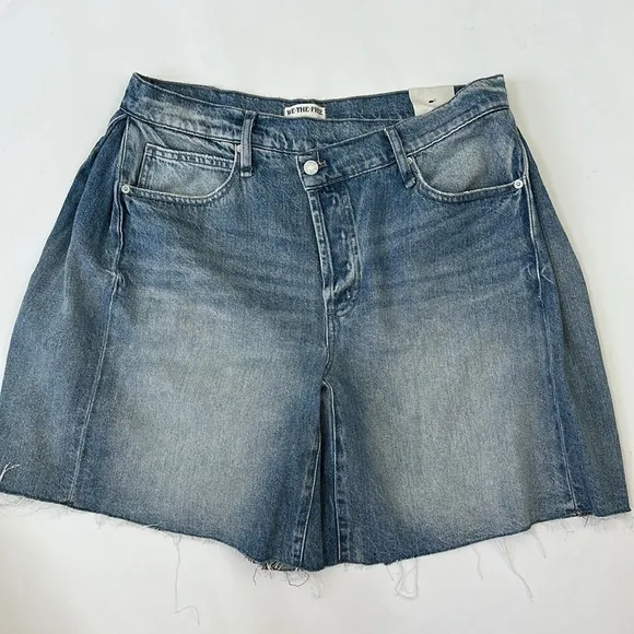 Free people we the free boomerang denim shorts 32