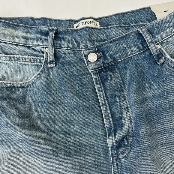 Free people we the free boomerang denim shorts 32