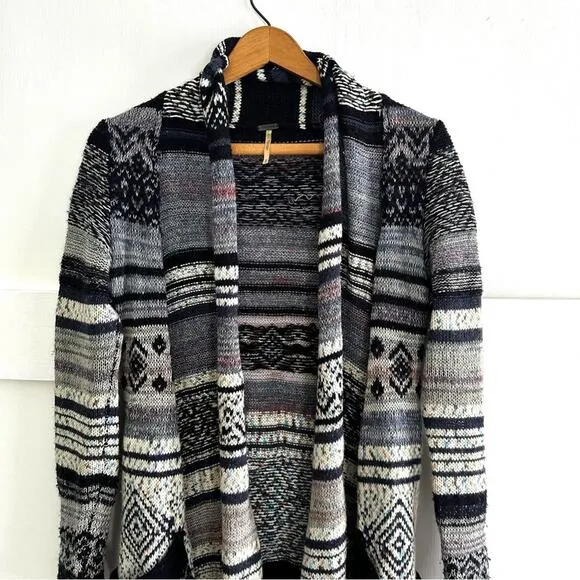 Free People Yesterday’s Smiles Sweater Coat - XS