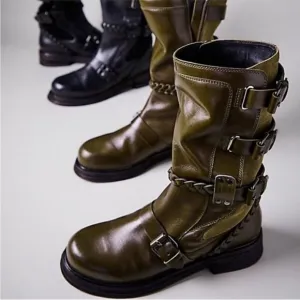 Free People Billie Buckle Boots