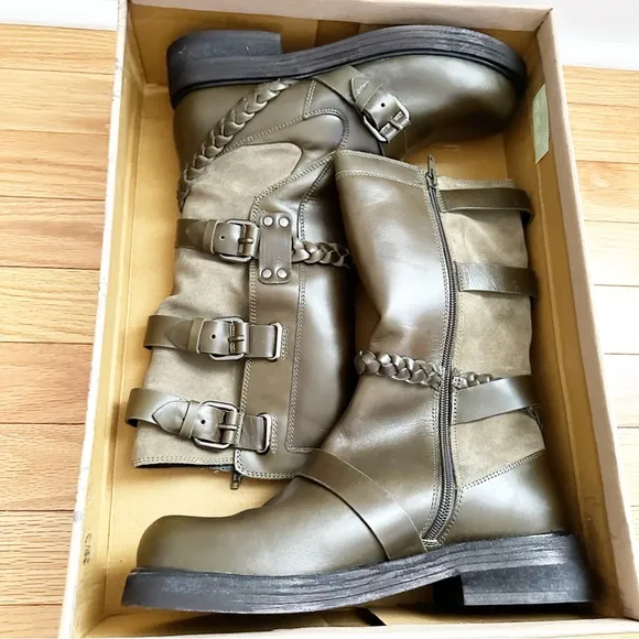 Free People Billie Buckle Boots