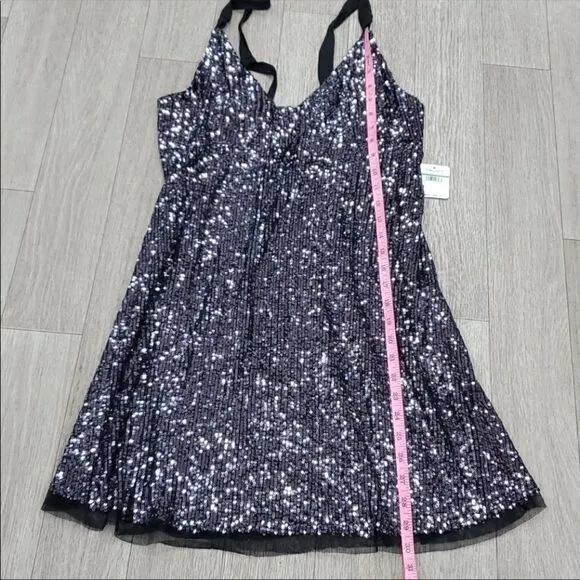 Free People Gold Rush Mini Sequin Mini Night Combo