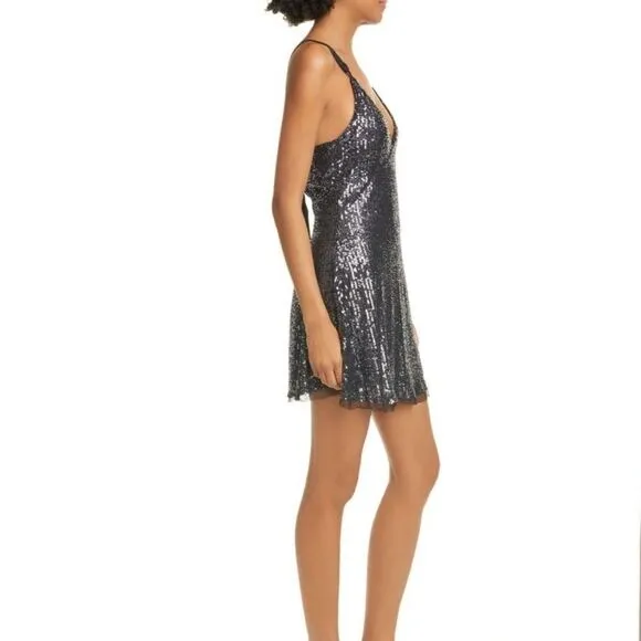 Free People Gold Rush Mini Sequin Mini Night Combo