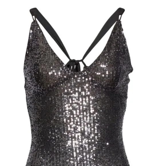 Free People Gold Rush Mini Sequin Mini Night Combo
