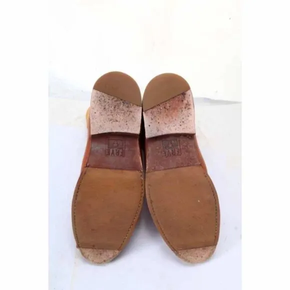 FRYE JAMIE BACK zip booties ankle boots leather womens shoes sz 6 B