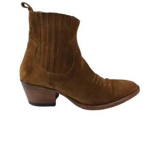FS1910 GUC $435 Maje Camel Western Boots size 36 US 5.5