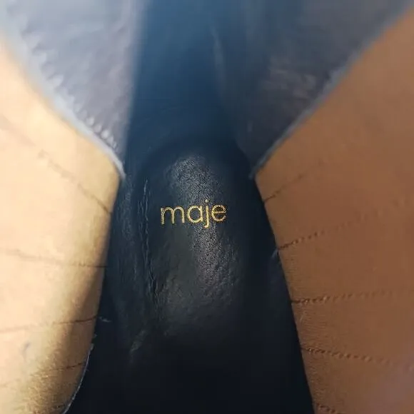 FS1910 GUC $435 Maje Camel Western Boots size 36 US 5.5