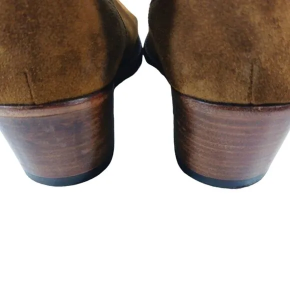 FS1910 GUC $435 Maje Camel Western Boots size 36 US 5.5
