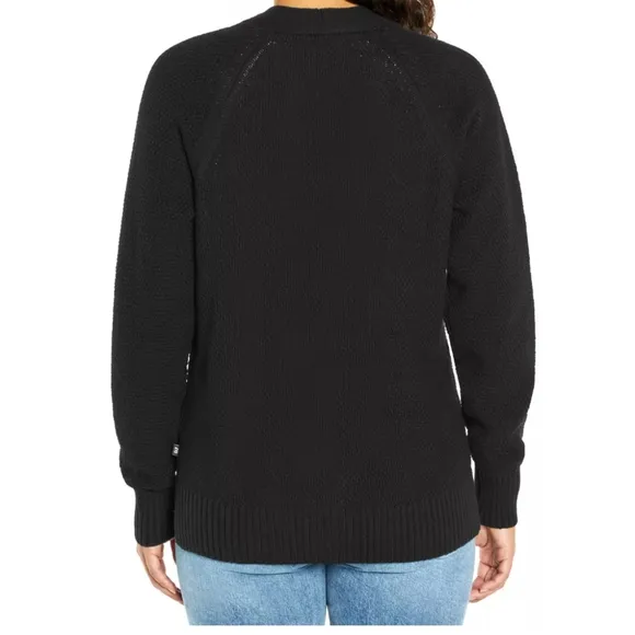 Gap cardigan, size large sweater, black luttons down 100% cotton NWOT