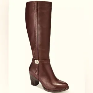Giani Bernini Chocolate Leather Raiven Dress Boots