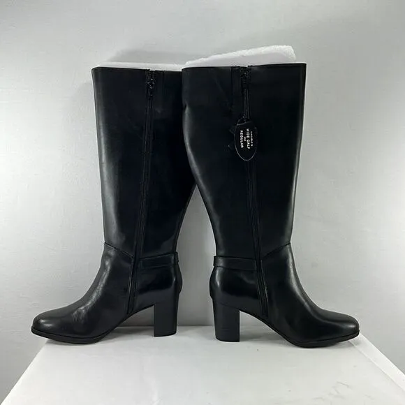 Giani Bernini Adonnysl Memory-Foam Dress Boot Black Various Size