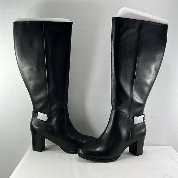 Giani Bernini Adonnysl Memory-Foam Dress Boot Black Various Size