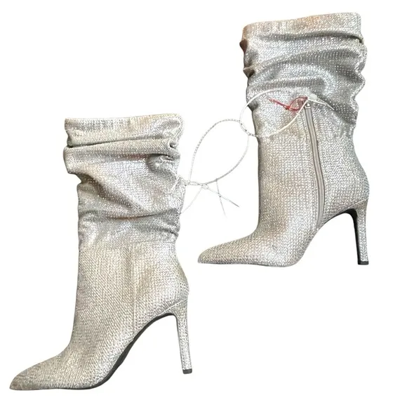 Gianni Bini x Nastia Liukin the KIKI Rhinestone Slouchy Dress Boot