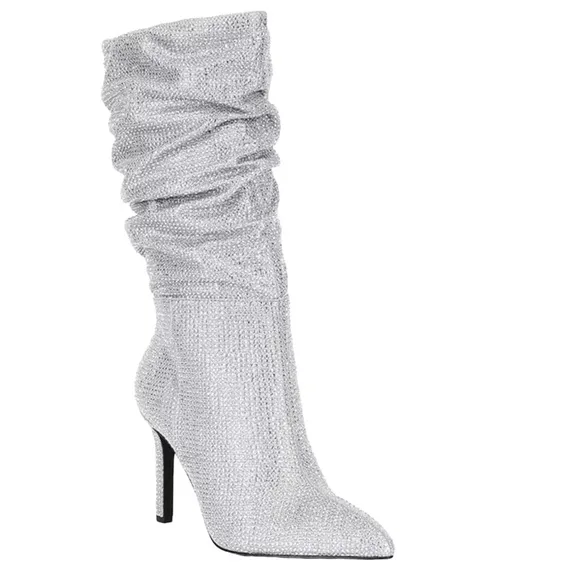 Gianni Bini x Nastia Liukin the KIKI Rhinestone Slouchy Dress Boot