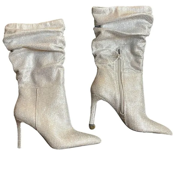 Gianni Bini x Nastia Liukin the KIKI Rhinestone Slouchy Dress Boot