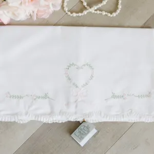 Girl's Heirloom Blanket Floral Embroidery Baby Shower Gift Feltman Brother's NWT