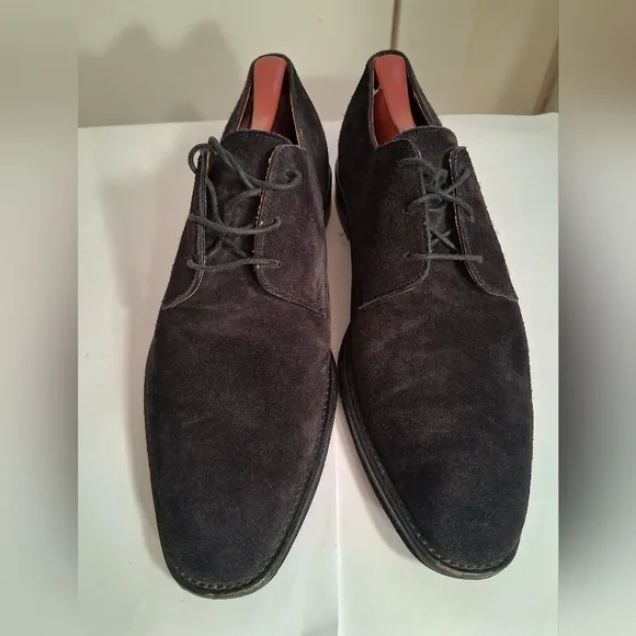 Givenchy Men’s Suede Derby Oxford  Black  Shoe Size 42 Us 9