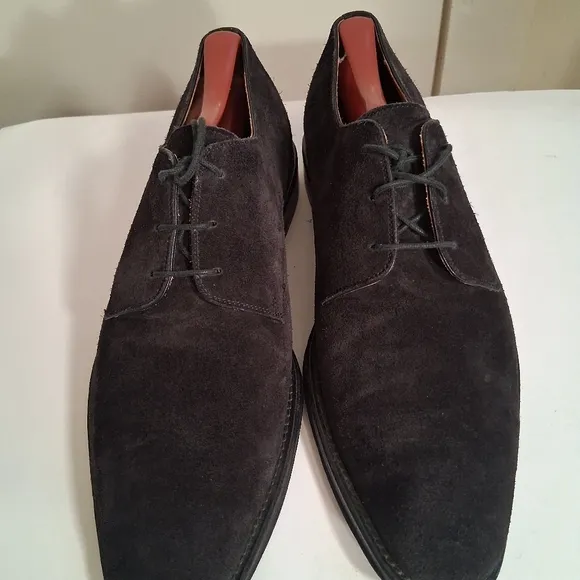 Givenchy Men’s Suede Derby Oxford  Black  Shoe Size 42 Us 9