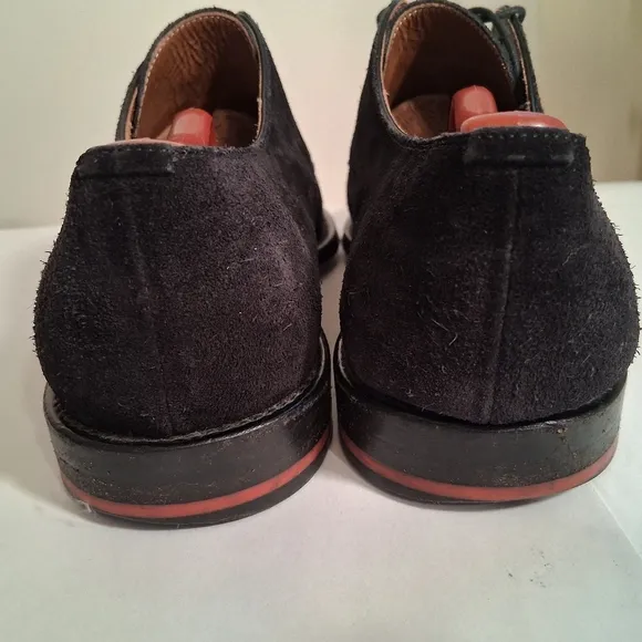 Givenchy Men’s Suede Derby Oxford  Black  Shoe Size 42 Us 9