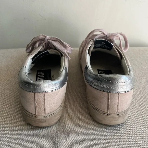 GOLDEN GOOSE Hi Star Leather Sneakers Size 38