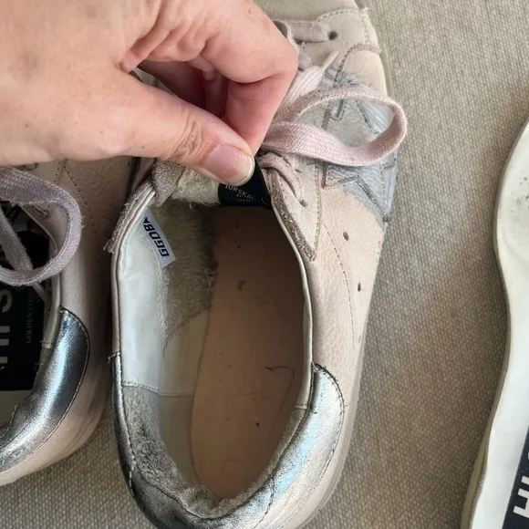 GOLDEN GOOSE Hi Star Leather Sneakers Size 38