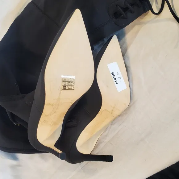 GOOD AMERICAN Women’s 5 black high heels over the knee boots New without Tag/box