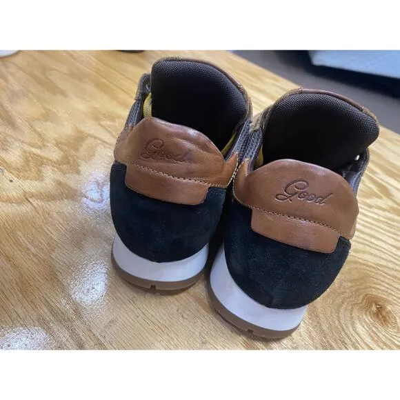 Good Man Brand Solid Triumph Sneaker Mens 10.5 Brown Leather Athletic Shoes S31