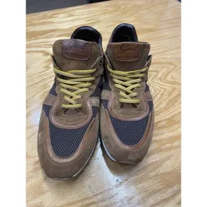 Good Man Brand Solid Triumph Sneaker Mens 10.5 Brown Leather Athletic Shoes S31