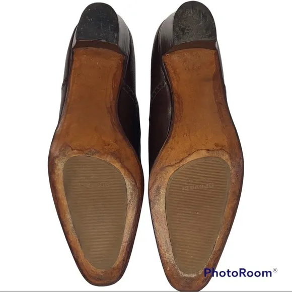 Gravati Per Davids Brown Leather Shoes Size 6.5
