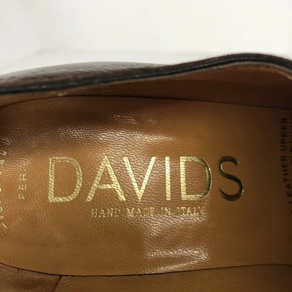 Gravati Per Davids Brown Leather Shoes Size 6.5