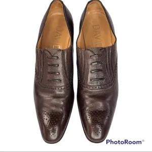 Gravati Per Davids Brown Leather Shoes Size 6.5
