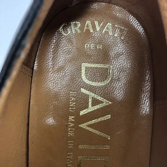 Gravati Per Davids Brown Leather Shoes Size 6.5