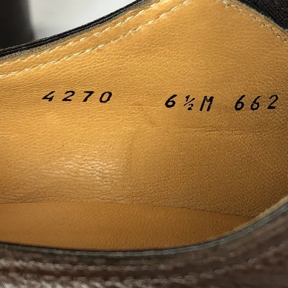 Gravati Per Davids Brown Leather Shoes Size 6.5