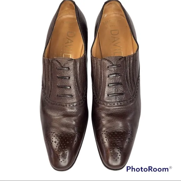 Gravati Per Davids Brown Leather Shoes Size 6.5