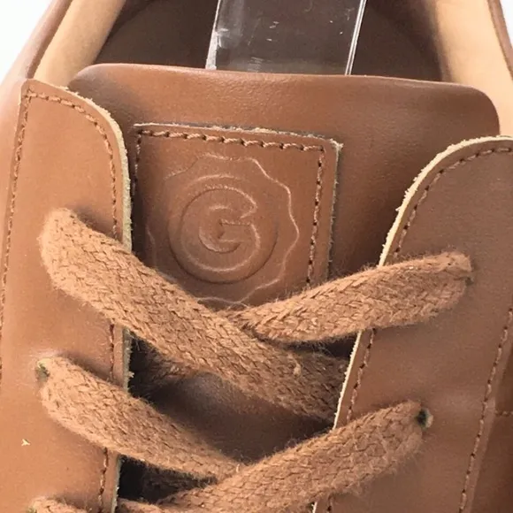 Greats Brooklyn Men's Sneakers Royale Cognac Brown Leather Lace Up Shoes Sz 13