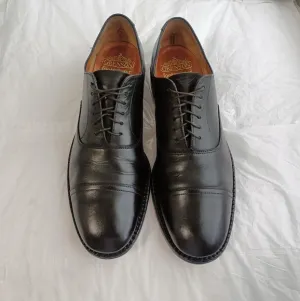 Grenson Men Size UK 8EF us 8.5 Leather Lace Up oxford cap toe Shoes
