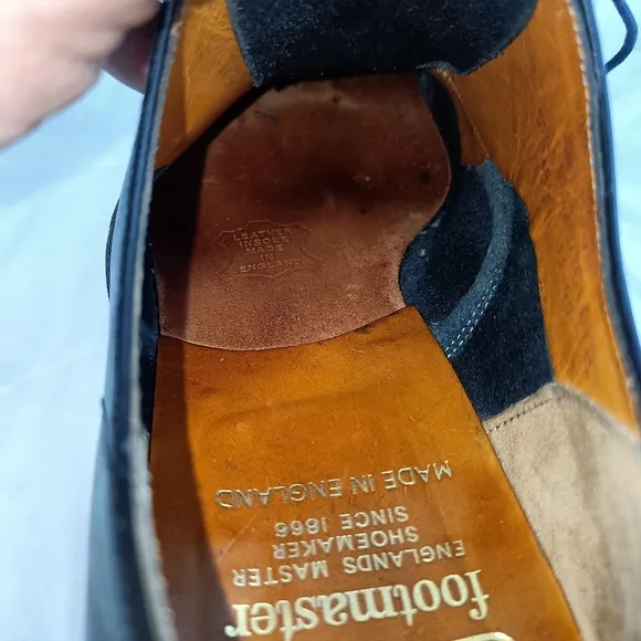 Grenson Men Size UK 8EF us 8.5 Leather Lace Up oxford cap toe Shoes