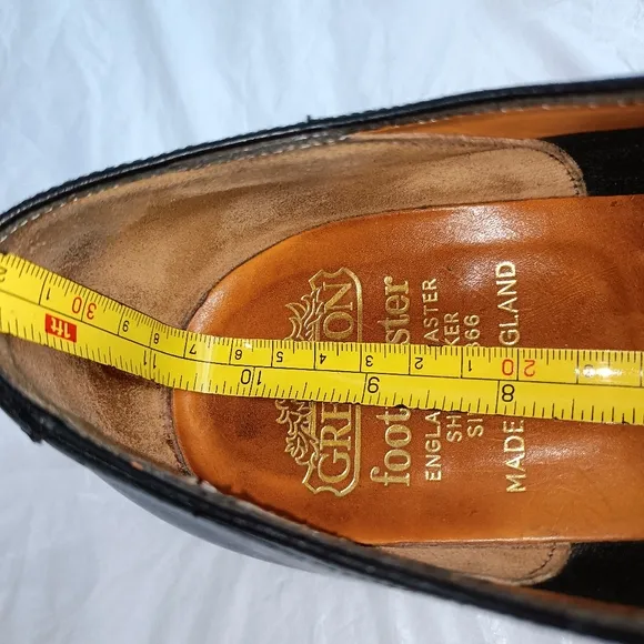Grenson Men Size UK 8EF us 8.5 Leather Lace Up oxford cap toe Shoes