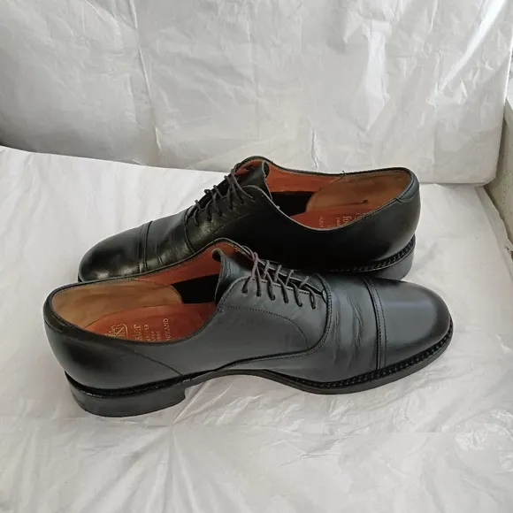Grenson Men Size UK 8EF us 8.5 Leather Lace Up oxford cap toe Shoes