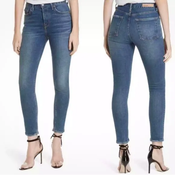 GRLFRND Jasmin Jeans NWT Joan Jett Wash Button Fly