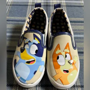 GROUND UP Bluey Canvas Slip On Shoes Toddler