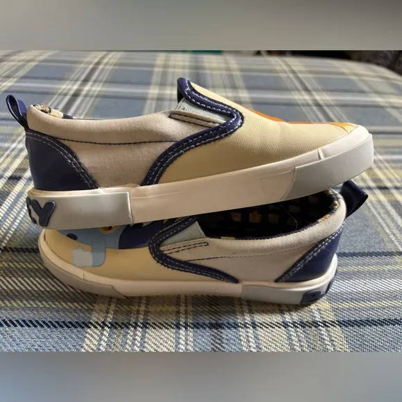 GROUND UP Bluey Canvas Slip On Shoes Toddler
