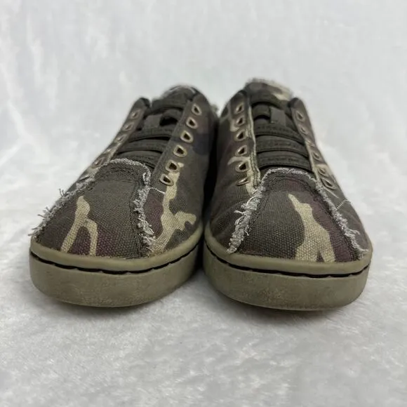 Gwen Stefani L.A.M.B Lamb Royal Elastic Lambi Cami Camo Sneakers Size 7.5 Shoes