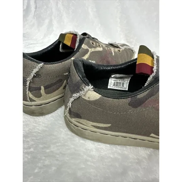Gwen Stefani L.A.M.B Lamb Royal Elastic Lambi Cami Camo Sneakers Size 7.5 Shoes