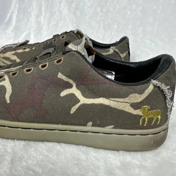 Gwen Stefani L.A.M.B Lamb Royal Elastic Lambi Cami Camo Sneakers Size 7.5 Shoes