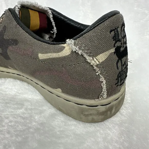 Gwen Stefani L.A.M.B Lamb Royal Elastic Lambi Cami Camo Sneakers Size 7.5 Shoes