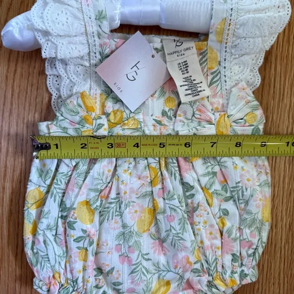 Happily Grey Baby Girl 3 Piece Outfit Set