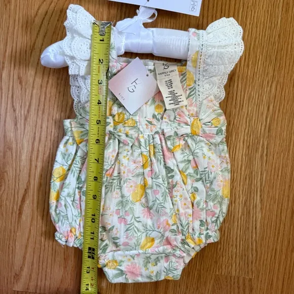 Happily Grey Baby Girl 3 Piece Outfit Set