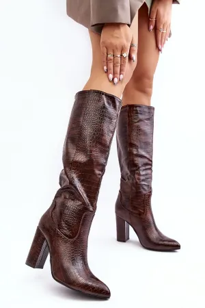 Heel boots Step in style